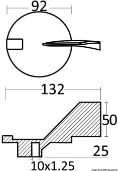 Selva 67F-45371-00 50/100 HP 4-Stroke Zinc Fin Anode - Osculati 43.269.00