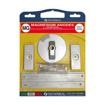 Tecnoseal KITVERADO4-MG - Mercury Anode Kit Verado 4 Magnesium With Hardware