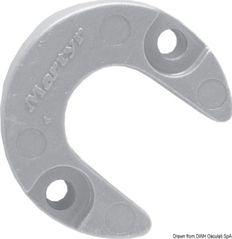 Mercruiser Alpha 806189A Sterndrive Aluminium Leg Anode - Osculati 43.424.22