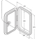 Allpa Plastic Hatch, 373x270mm, 180°, Removable, Grey
