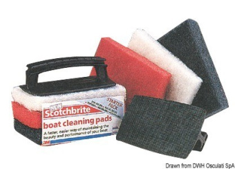 Osculati 65.315.01 - 3M Scotch-Brite Cleaning System White (10pcs)