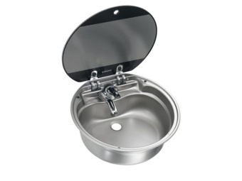 Dometic SNG 420 - Sink Round with Cover Built-In