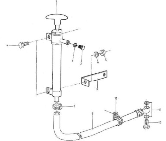 Nanni Diesel 970307264 - CLAMP for 2.50HE/4.220HE