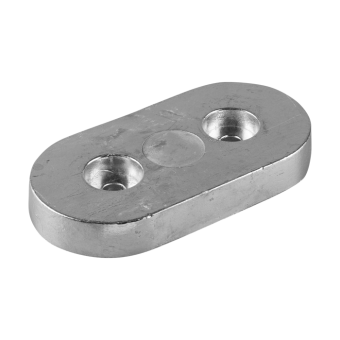 Tecnoseal 10108230 / 2629008 Kamewa Jet FF375S/FF550/A40 Zinc Oval Plate Anode 173x87x23 mm
