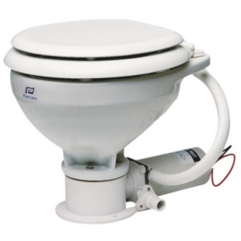 Plastimo 10744 - Electric toilet 12v wooden seat
