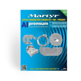 Martyr Aluminum Anode Kit For Mercruiser Alpha One Gen 2 (> 1990)