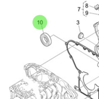 Nanni Diesel 970314923 - Roller Bearing for N4 Series Engines