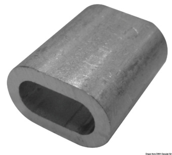 Osculati 04.566.05 - Aluminium Sleeve 5 mm