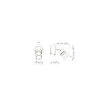 Quick Joyce Chrome LED IP40 10-30V Wall Light