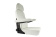 Helm Seat Budget BA White (Fabric Vinyl)