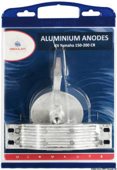 Osculati 43.351.00 - Anode Kit For Yamaha Outboards 150/200CR Zinc
