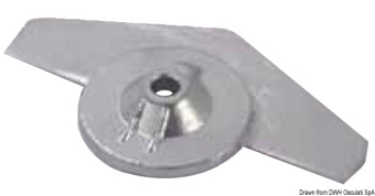 Yamaha 6E8-45251-02 Zinc Outboard Anode - Osculati 43.263.00