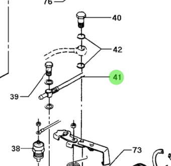 Bukh 008E8587 - Leak Oil Connection for DV48 Engines
