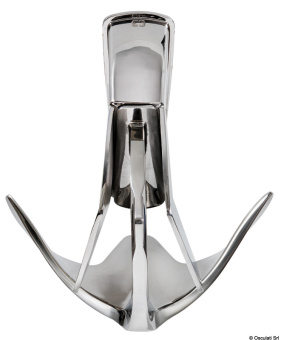 Osculati 01.120.07 - Trefoil Anchor 7.5 kg With Anti-Water Plate