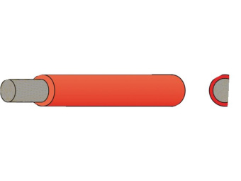 Oceanflex Tinned Copper Battery/Welding Cable Red 16 mm² 10 m