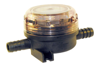Jabsco 46400-0002 - Fresh Water Pump Inlet Strainer 13mm-1/2" Hose-Hose