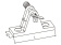 Talamex Deckmount Stainless Steel 90° With Dropnose Pin