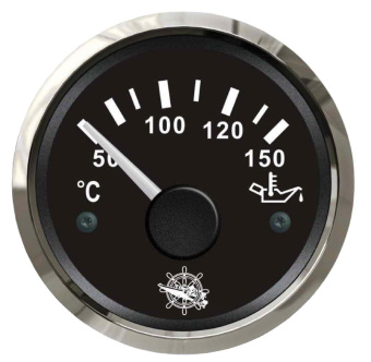 Osculati 27.321.09 - Oil Temperature Gauge 50/150° Black/Glossy