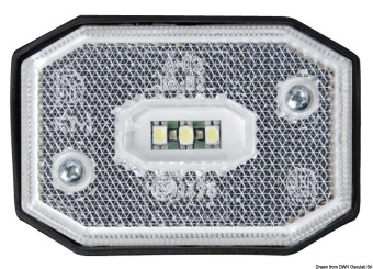 ELLEBI Boat Trailer LED Front Position Lights