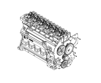 John Deere SE500737 - REMAN Complete Block Assembly