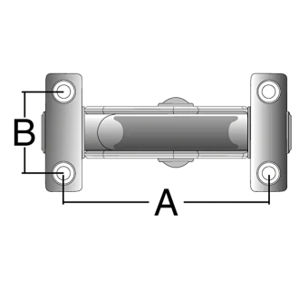 Harken 1989 - 75mm Aluminum Flip-Flop Block Lockoff