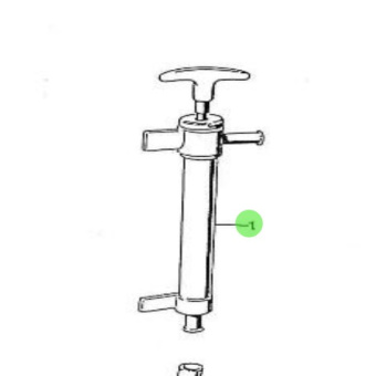 Nanni Diesel 970310401 - Oil Extraction and Drain Pump Pipe for HE and TDI Engines