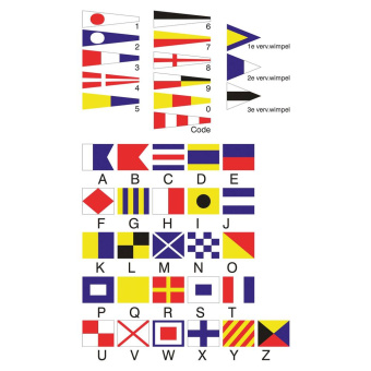IMPA International Maritime Signal Flags Set