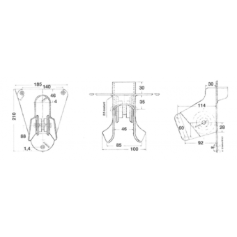 Stainless Steel Bow Roller