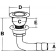 CAN-SB 90° Oval Chrome Vent 17-19 mm