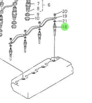 Nanni Diesel 970310919 - Glow Plug for 4.330TDI and 4.340TDI Engines