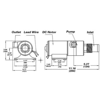 Nuova Rade 94563 - Waste Pump With Macerator, 700GPH, 24V, 6A