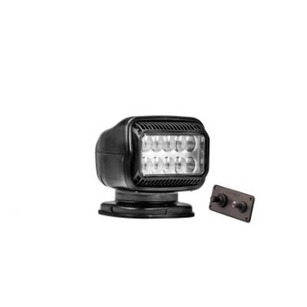 LED Spotlight 20214GT 12V Black - With Wired Remote Control For Dashboard