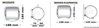 Osculati 50.207.80 - DryRoll Toilet Paper Stand OCENAIR