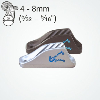 Clamcleat CL254 Racing Midi Cleats for 4–8 mm Rope