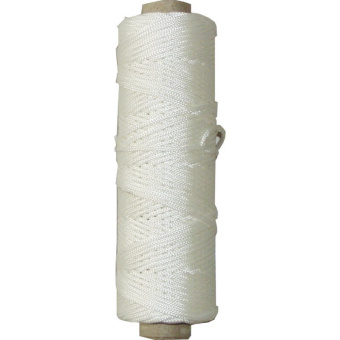 Cavalieri High Tenacity White Nylon Braid 100m