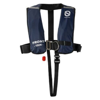Ocean Safety Worksafe Pro 150 N Self Harness Inflatable Vest Navy Blue