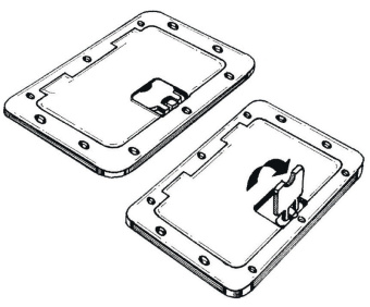 Osculati 20.301.60 - Grey Inspection Hatch Anti-Slip Sufrace 280x380mm