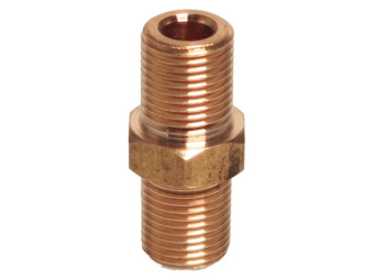 Equal Male-Male Brass Nipple Combi Noord