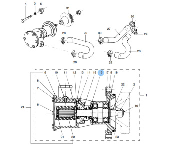 Vetus STM8242 - Lid Seal