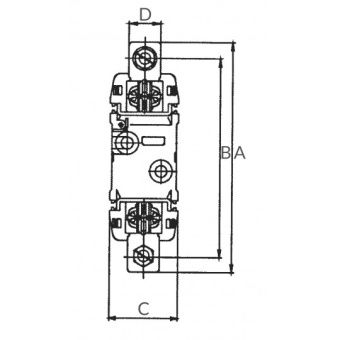 Fuse Holder Base For 500-630 Amp