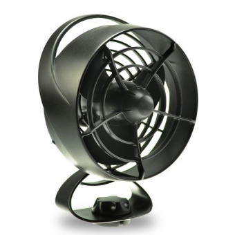 Hella Marine 8EV 003 361-012 - 2 Speed ‘Turbo’ Fan, 24V DC, Black Housing