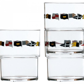 Marine Business Regata Stackable Water Glass ø7 x 9 cm (per 1 piece)