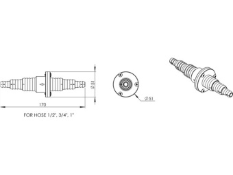 Talamex One-Way Fitting For Hose Ø 13-19mm And 25mm (5 pcs)