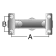 Harken 1987 - 75mm Aluminum Flip-Flop Block