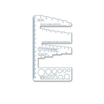 Plastimo 2351060 - Waterline design measure card | Measurement card for boat parts Waterline Design  