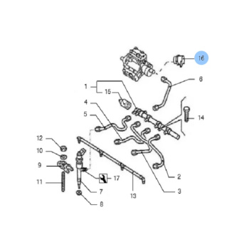 Vetus VFP01195 - Rail Pressure Release Valve