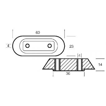 Tecnoseal Zinc Plate For 2/15 HP Engine