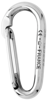 Wichard 2333 - Symmetric Carabiner Without Eye SS 6 mm
