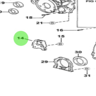 Nanni Diesel 970312580 - Engine Hanger No. 2 for Timing Case