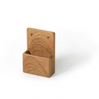 Teak Blackberry Holder 7.8x3.3x11.6cm